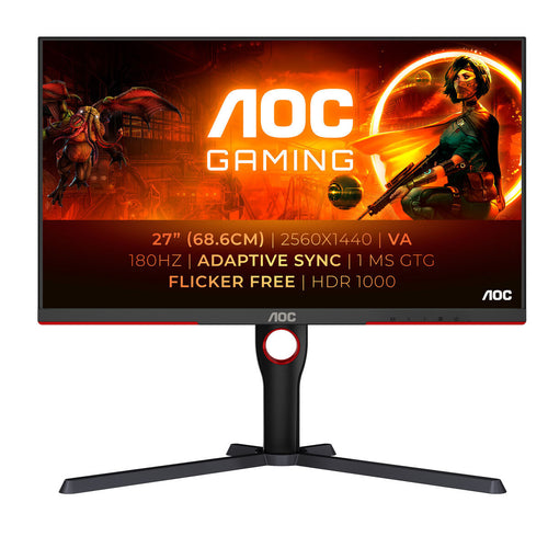 AOC Gaming-Monitor Q27G3XMN/BK 2K 27" 180 Hz