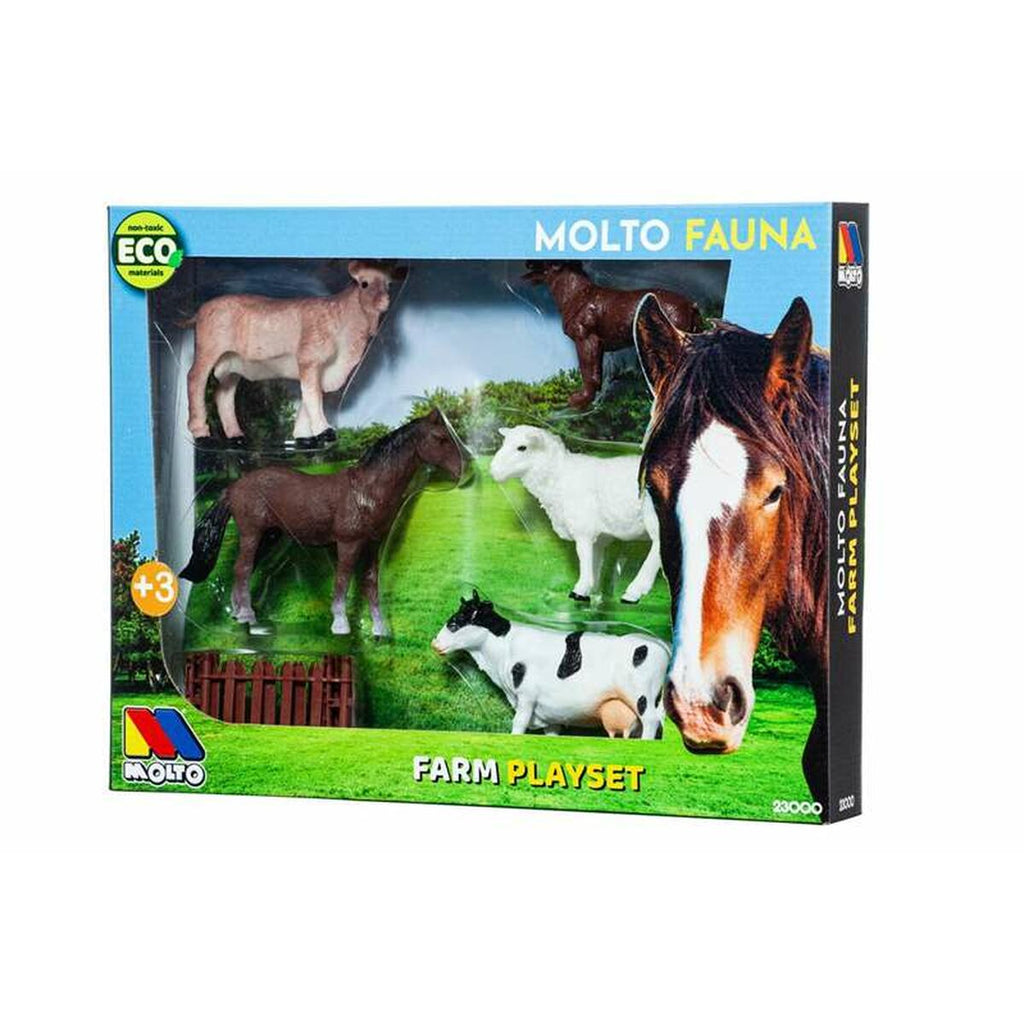 Moltó Bauernhoftier-Set Kunststoff