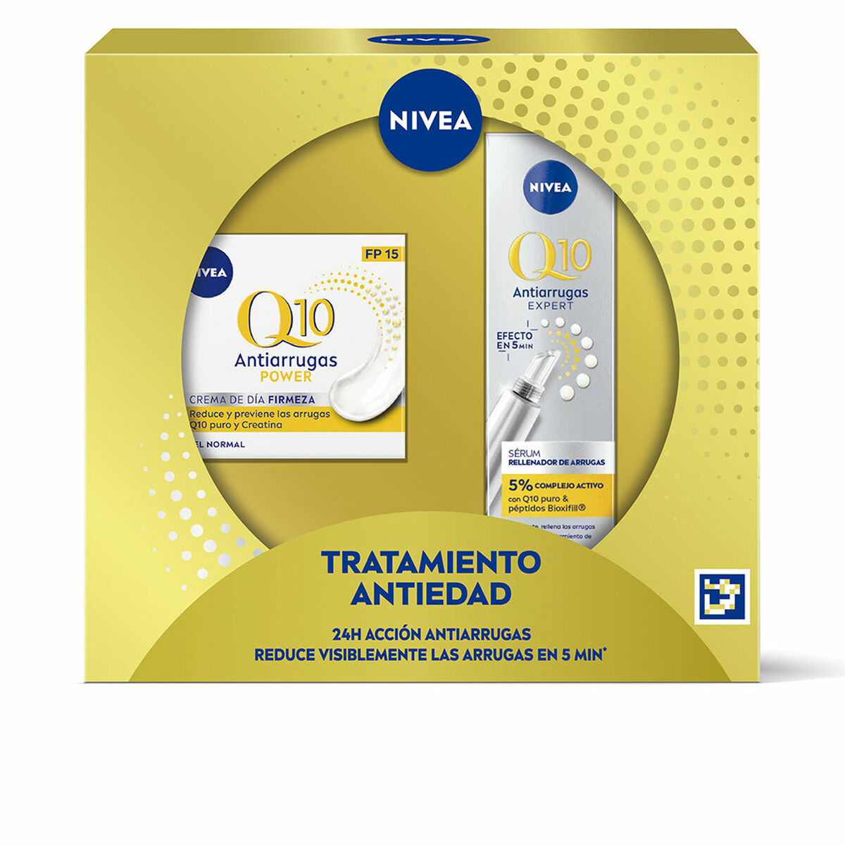 Damen's Cosmetics Set Nivea Q10 ANTI-ARRUGAS Anti-ageing Q10 2 Teile – Produktbild 1