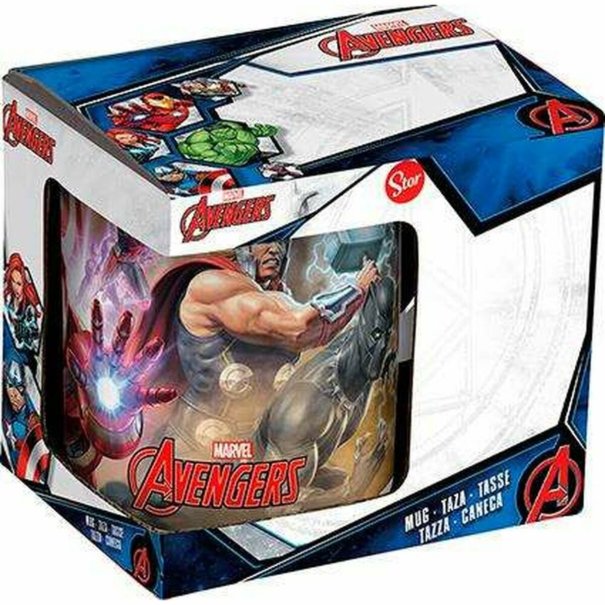 The Avengers Becher Infinity Weiß Keramik Rot (350 ml)