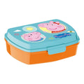 Peppa Pig Brotdose Having fun Kunststoff Hellrosa