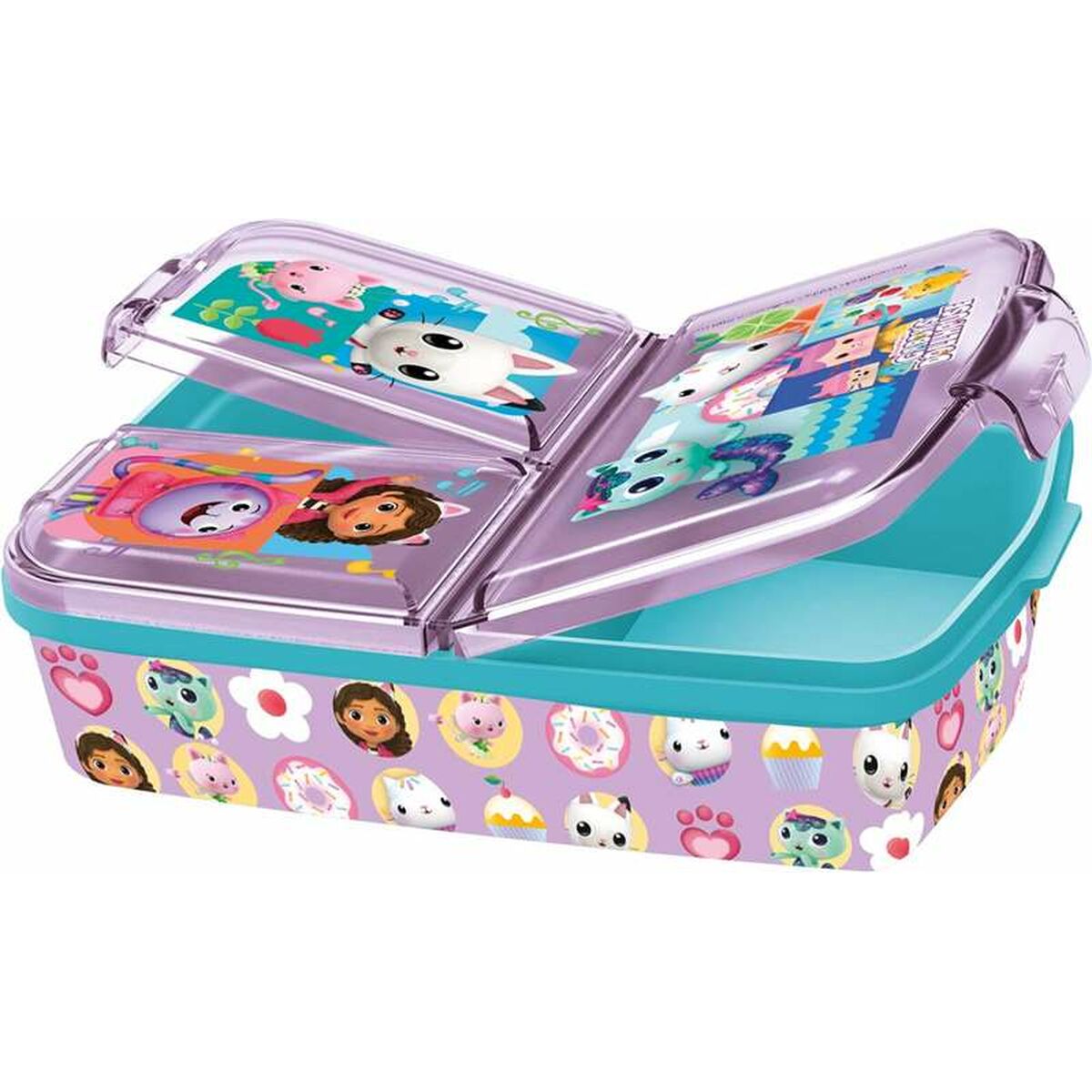 Sandwich Box Gabby's Dollhouse Party Light Rosa 16 x 6 x 12,5 cm Kinder's – Produktbild 1