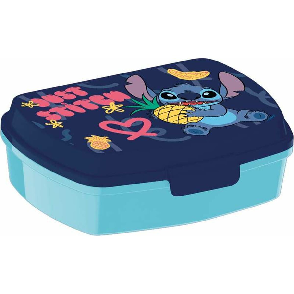 Sandwich Box Stitch Sweet Blau Lilac Polyester Rectangular 17 x 5,6 x 13,3 cm – Produktbild 1