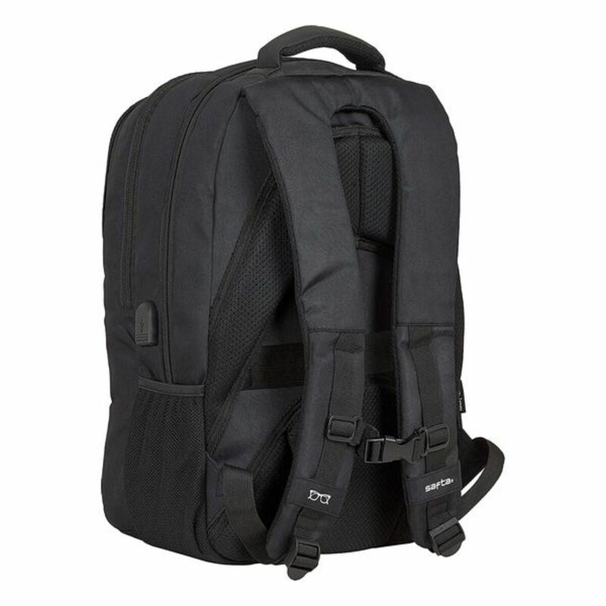 Rucksack für Notebook & Tablet mit USB Ausgang Safta 15,6'' Schwarz 30 x 43 x 16 cm