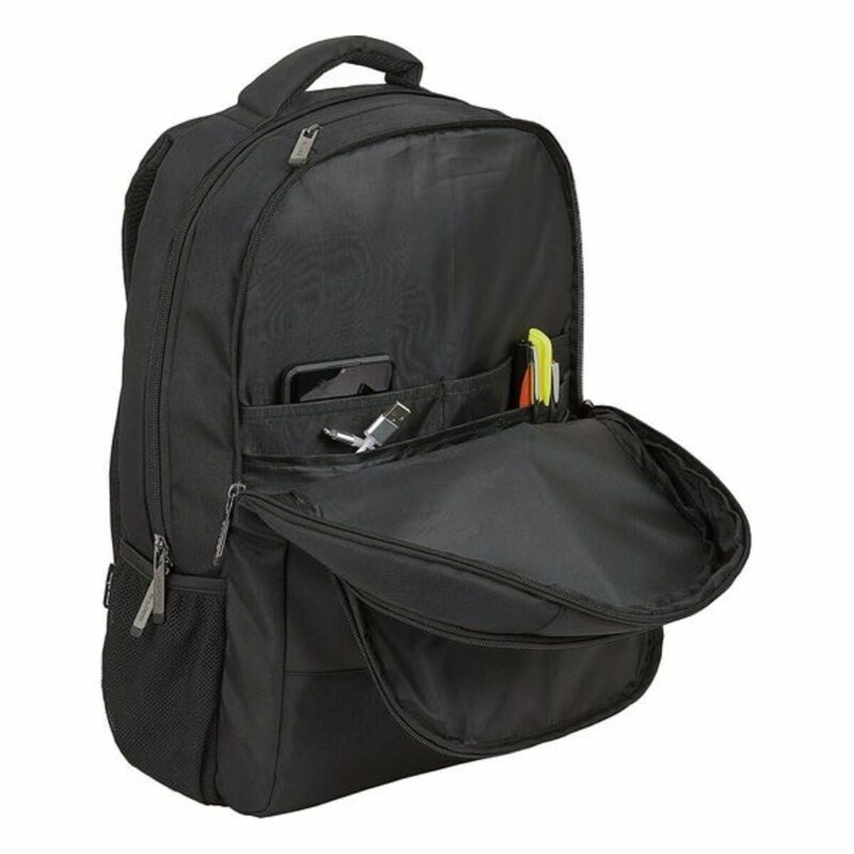 Rucksack für Notebook & Tablet mit USB Ausgang Safta 15,6'' Schwarz 30 x 43 x 16 cm
