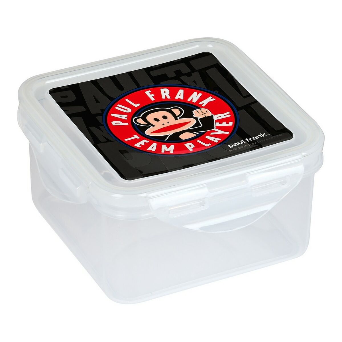 Lunch box Paul Frank Team player Polyurethane Schwarz (13 x 7.5 x 13 cm) – Produktbild 1