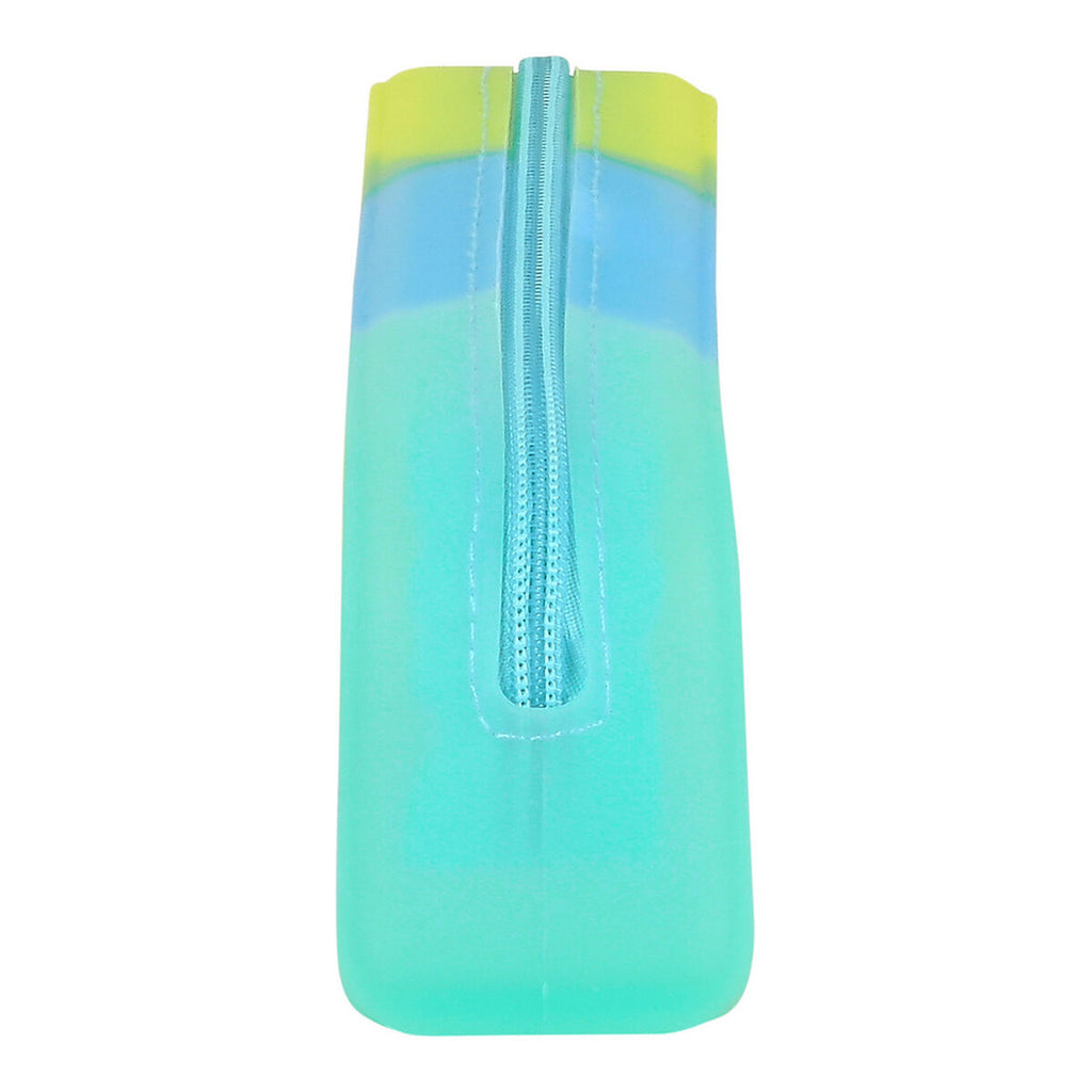 Safta Federmäppchen Blau Grün Gelb – Silikon