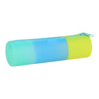Safta Cylindrical Federmäppchen Blau Grün Gelb