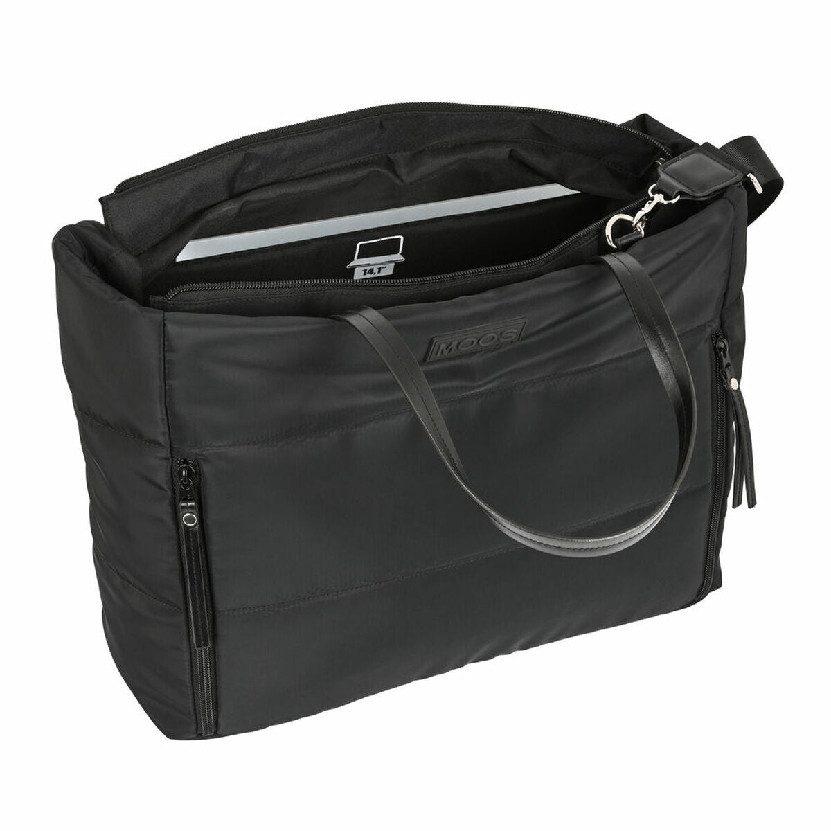 Moos Tasche Schwarz Padded Schwarz