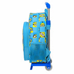 Schulrucksack mit Rollen Minions Minionstatic Blau (26 x 34 x 11 cm)