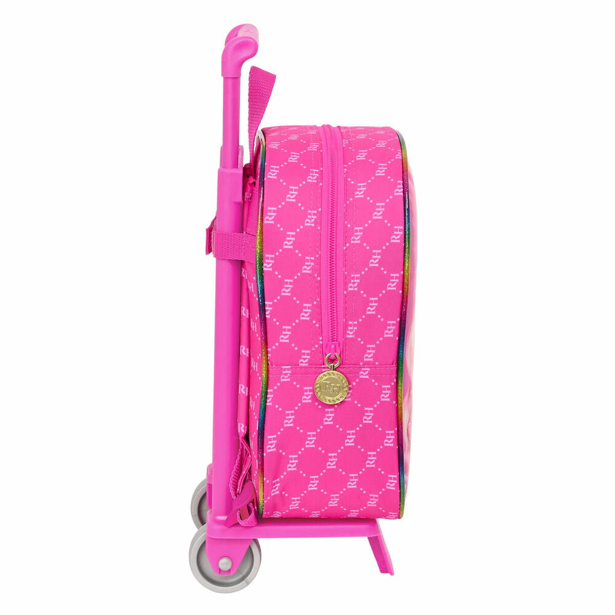 Schulrucksack mit Rollen Rainbow High Fuchsia (22 x 28 x 10 cm)