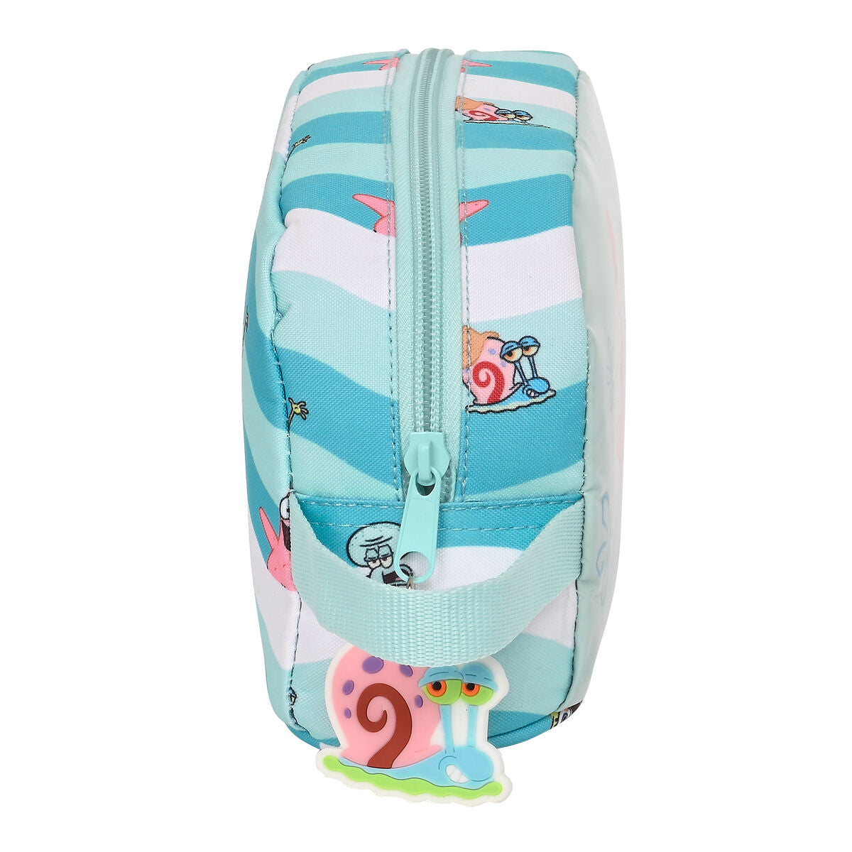 Spongebob Thermo-Lunchbox Stay positive Blau Weiß