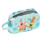Spongebob Thermo-Lunchbox Stay positive Blau Weiß