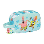Spongebob Thermo-Lunchbox Stay positive Blau Weiß