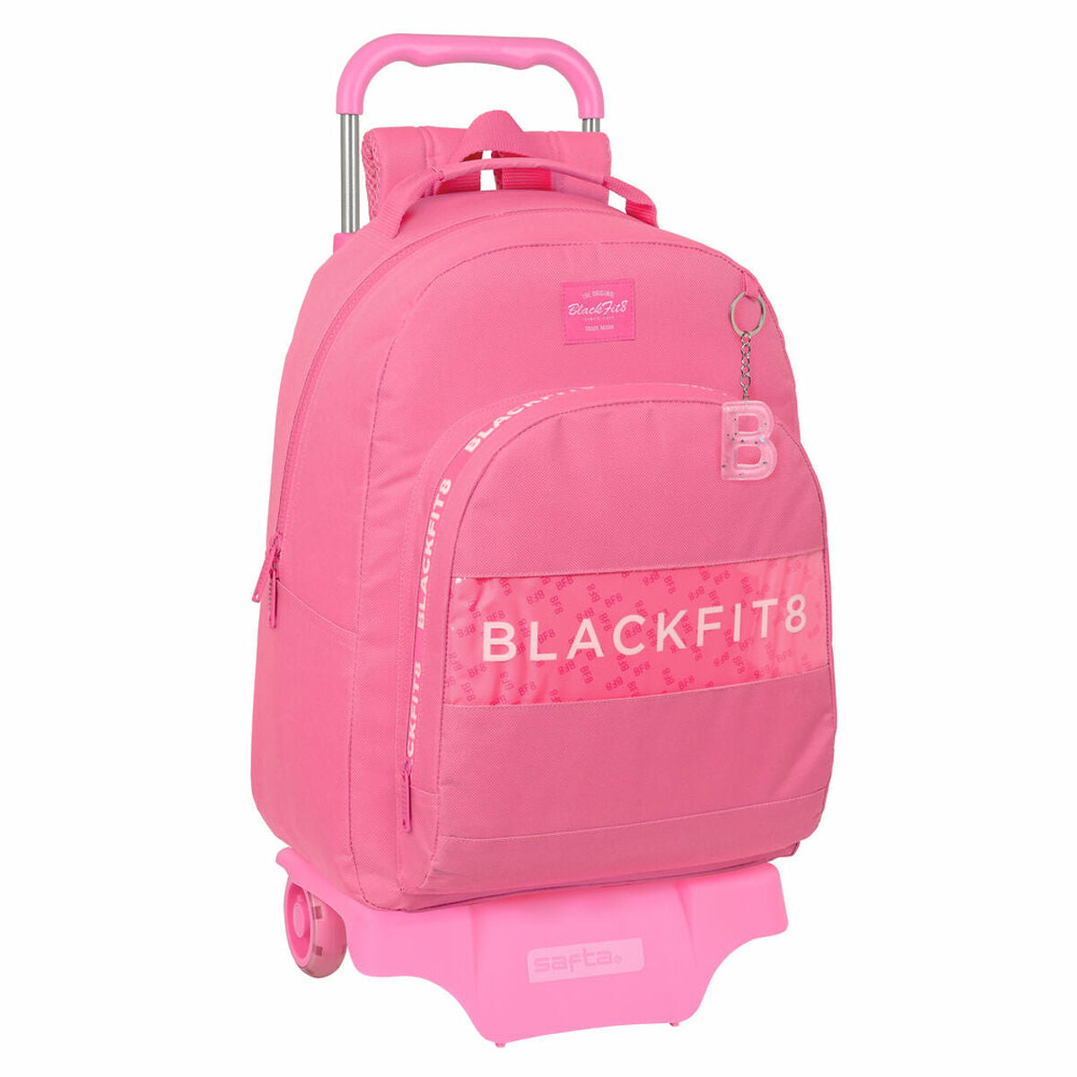 School Rucksack with Wheels BlackFit8 Glow up Rosa (32 x 42 x 15 cm) – Produktbild 1