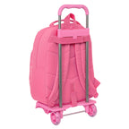 BlackFit8 Schulrucksack mit Rollen Glow up Rosa
