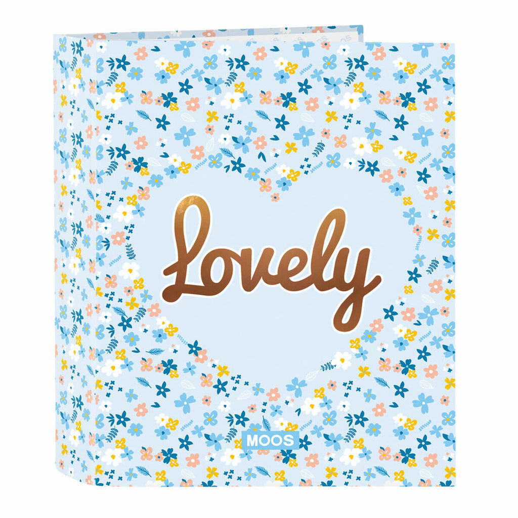Moos Ringordner Lovely Blau A4