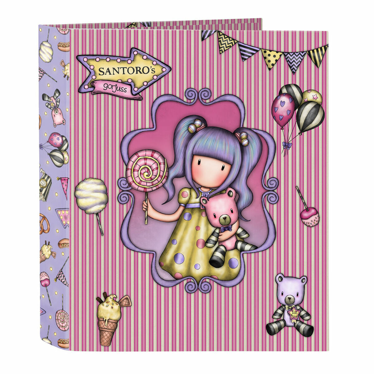 Ring binder Gorjuss First prize Lilac A4 27 x 33 x 6 cm – Produktbild 1