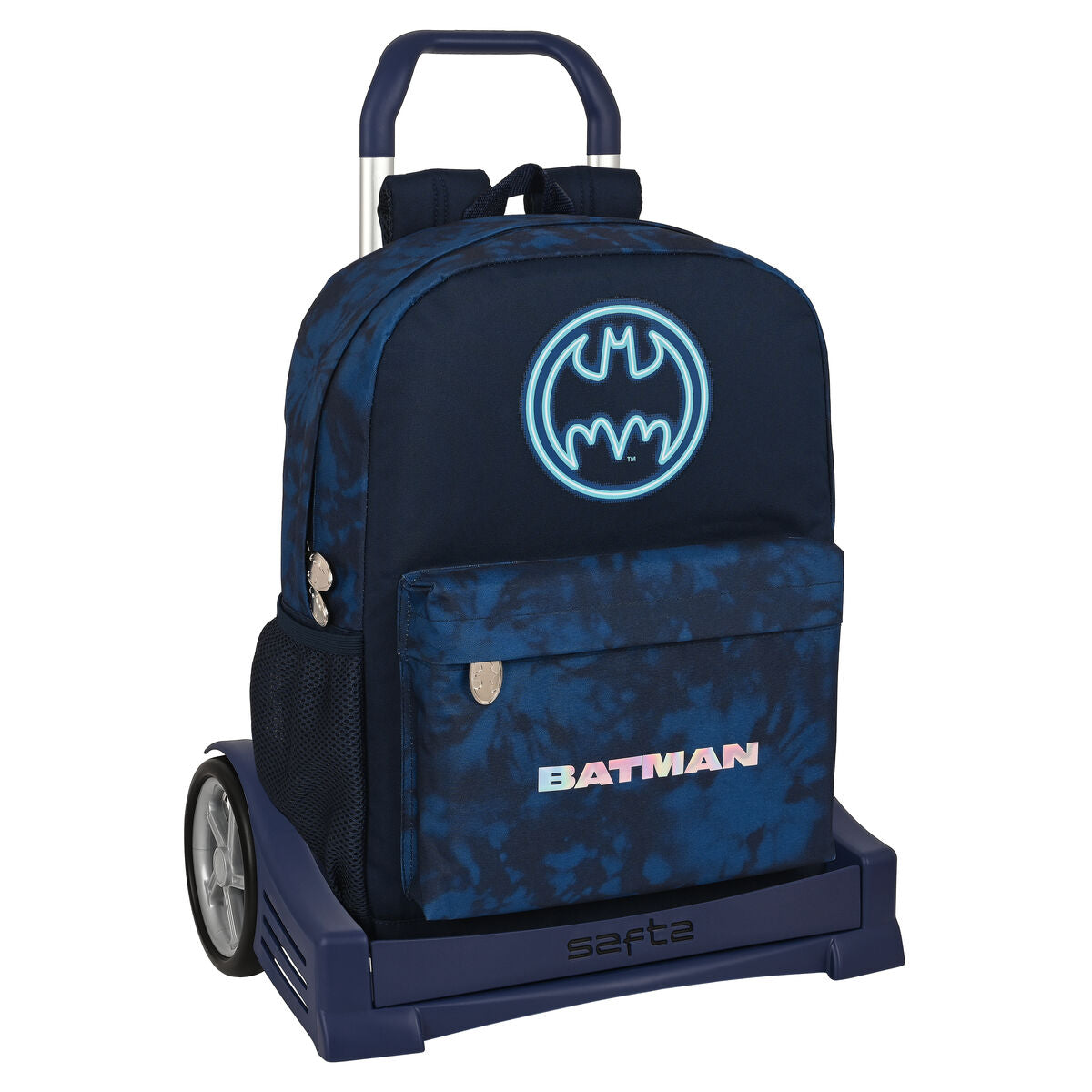 School Rucksack with Wheels Batman Legendary Navy Blau 32 x 43 x 14 cm – Produktbild 1