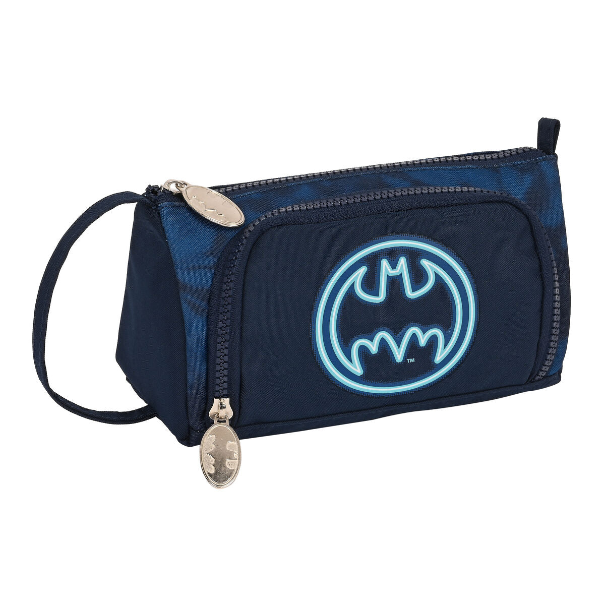 School Case with Accessories Batman Legendary Navy Blau 20 x 11 x 8.5 cm (32 Teile) – Produktbild 1