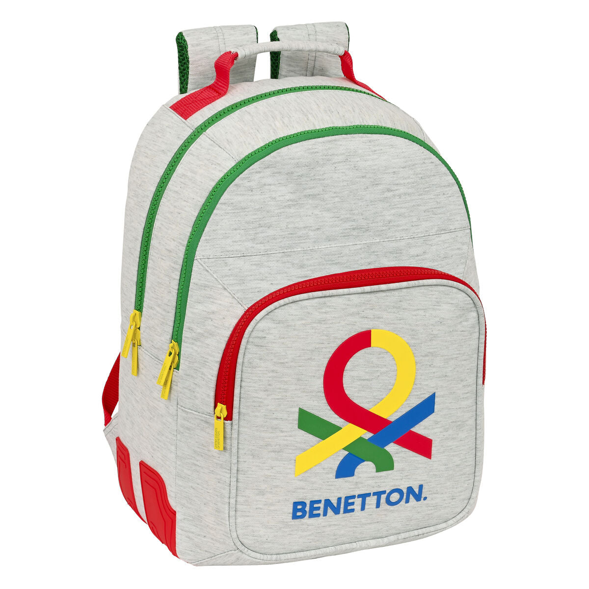School Bag Benetton Pop Grau (32 x 42 x 15 cm) – Produktbild 1