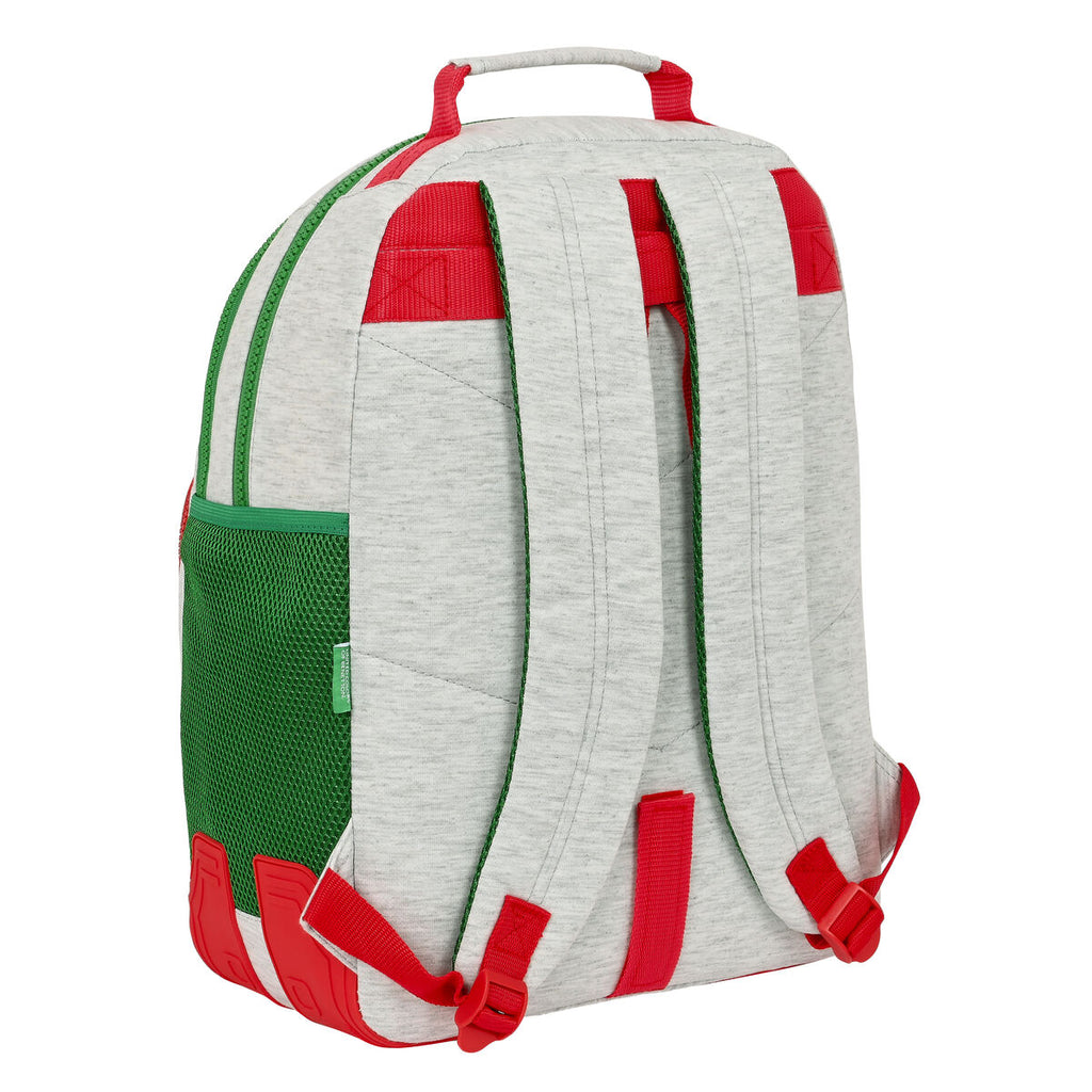 Benetton Schultasche Pop Grau