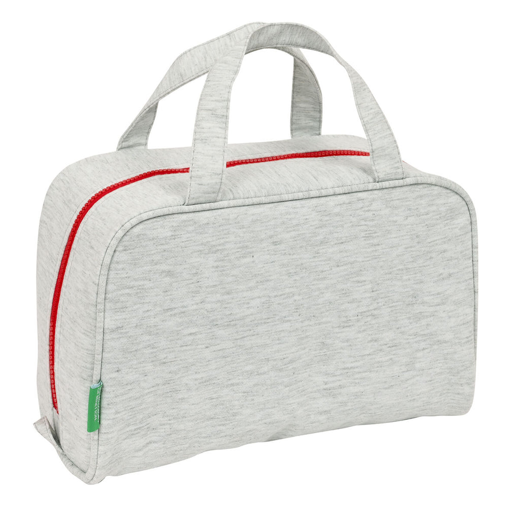 Schule Kulturbeutel Benetton Pop Grau 31 x 14 x 19 cm