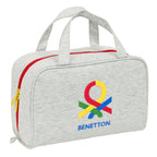 Schule Kulturbeutel Benetton Pop Grau 31 x 14 x 19 cm