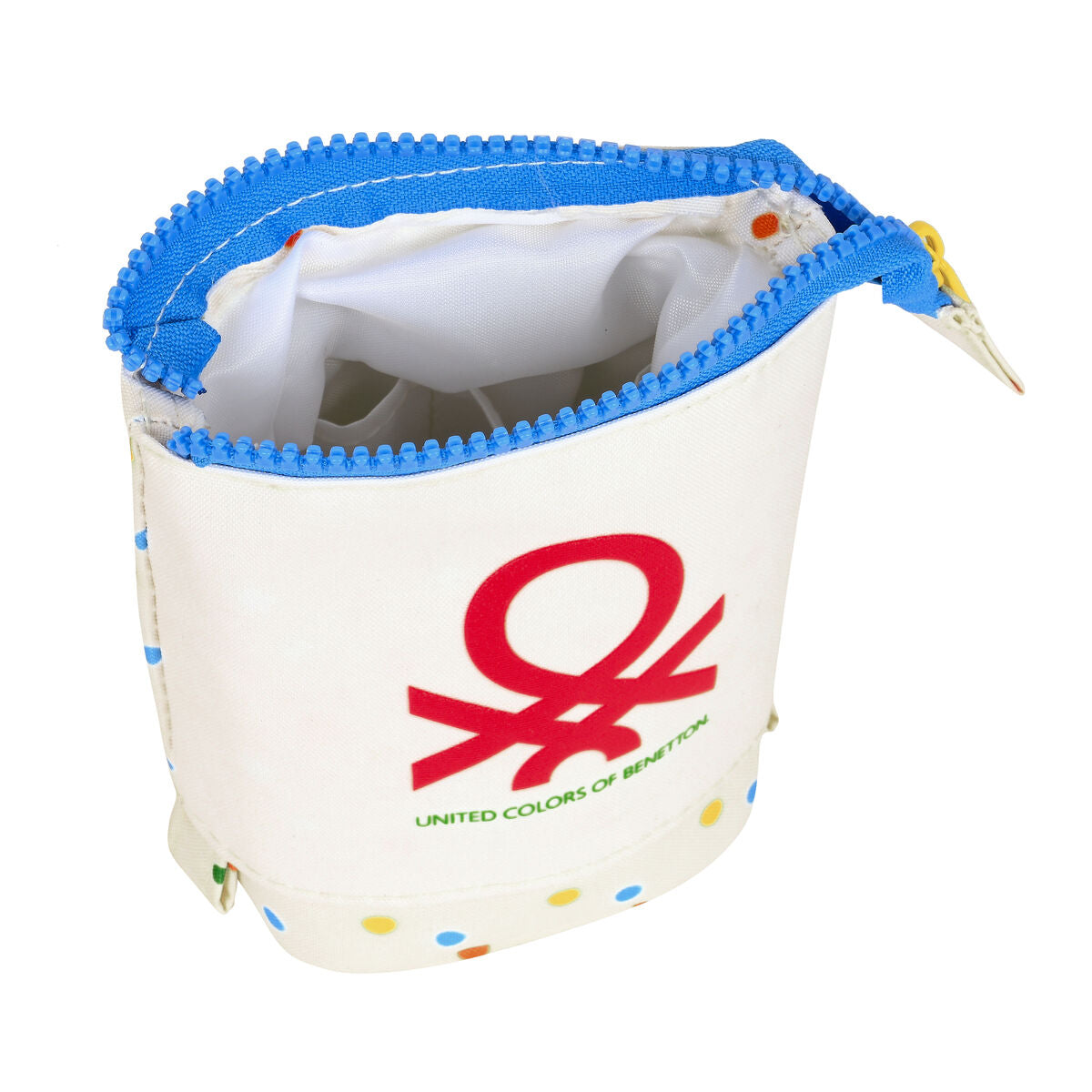 Benetton Stiftehalter Etui Topitos Weiß