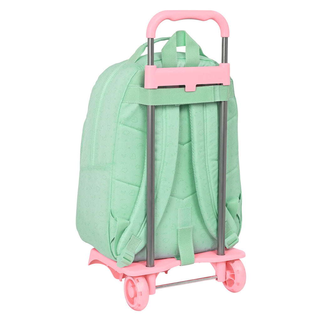 BlackFit8 Schulrucksack mit Rollen Moon Grün