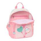 Rucksack BlackFit8 Globitos Mini Rosa 25 x 30 x 13 cm