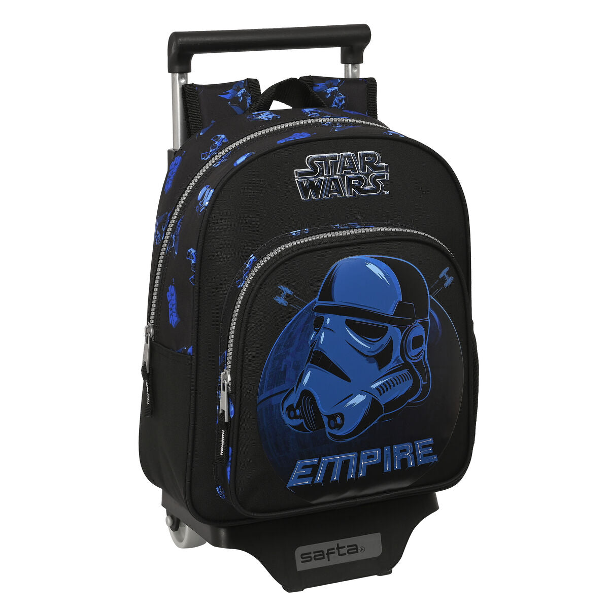 School Rucksack with Wheels Star Wars Digital escape Schwarz (27 x 33 x 10 cm) – Produktbild 1