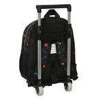Schulrucksack mit Rollen The Avengers Super heroes Schwarz (27 x 33 x 10 cm)