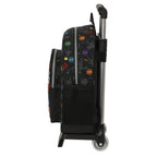 Schulrucksack mit Rollen The Avengers Super heroes Schwarz (27 x 33 x 10 cm)