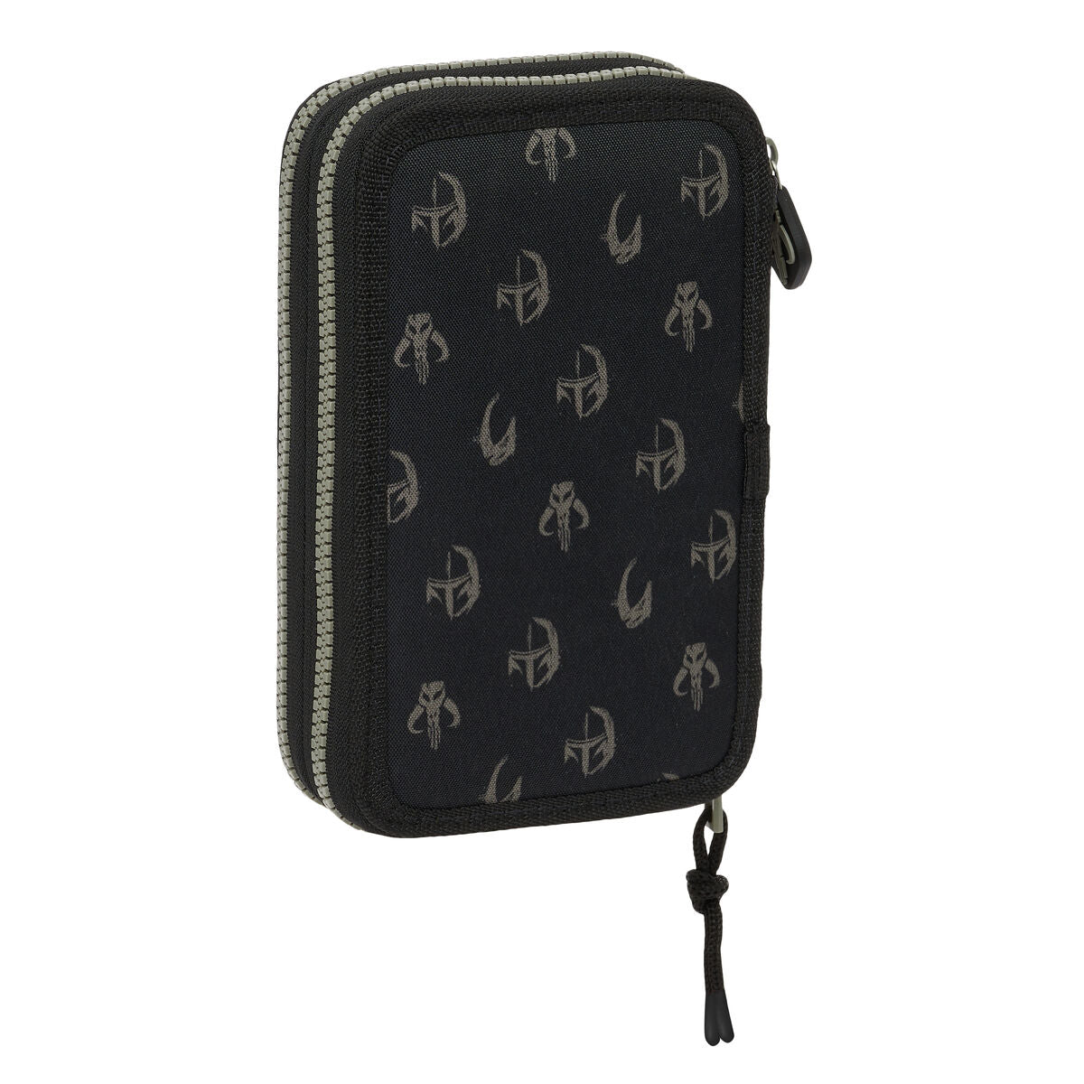 Doppelt Federmäppchen The Mandalorian This is the way Schwarz 12.5 x 19.5 x 4 cm (28 Teile)