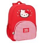 Schultasche Hello Kitty Spring Rot (33 x 42 x 14 cm)