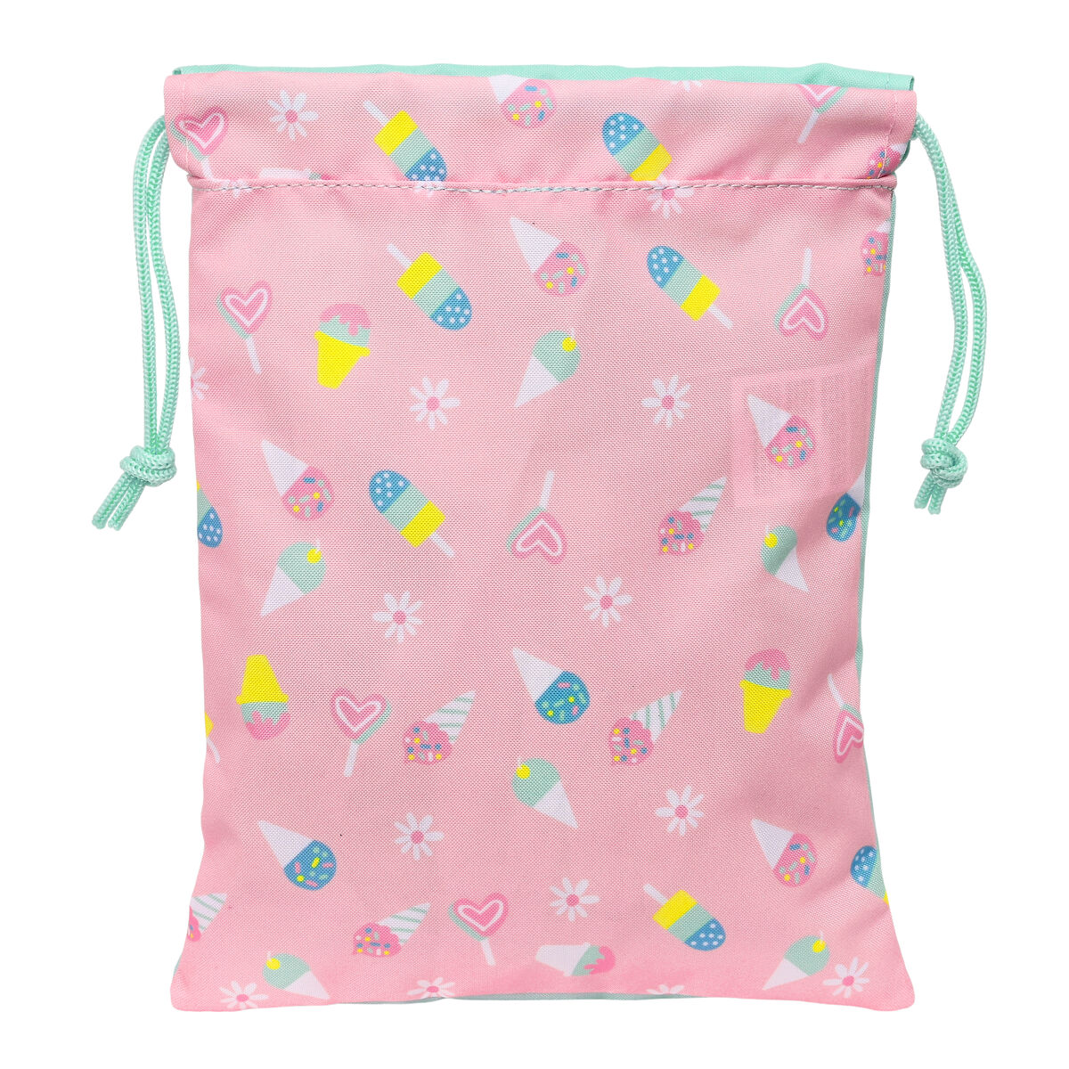 Lunchbox Peppa Pig Ice Creme Sack 20 x 25 x 1 cm Rosa Mint