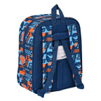 Kind Tasche Hot Wheels Speed club Orange Dunkelblau Blau (22 x 27 x 10 cm)