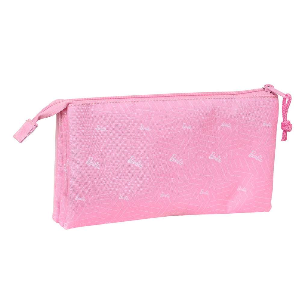 Barbie Dreifach-Federmäppchen Mädchen Rosa