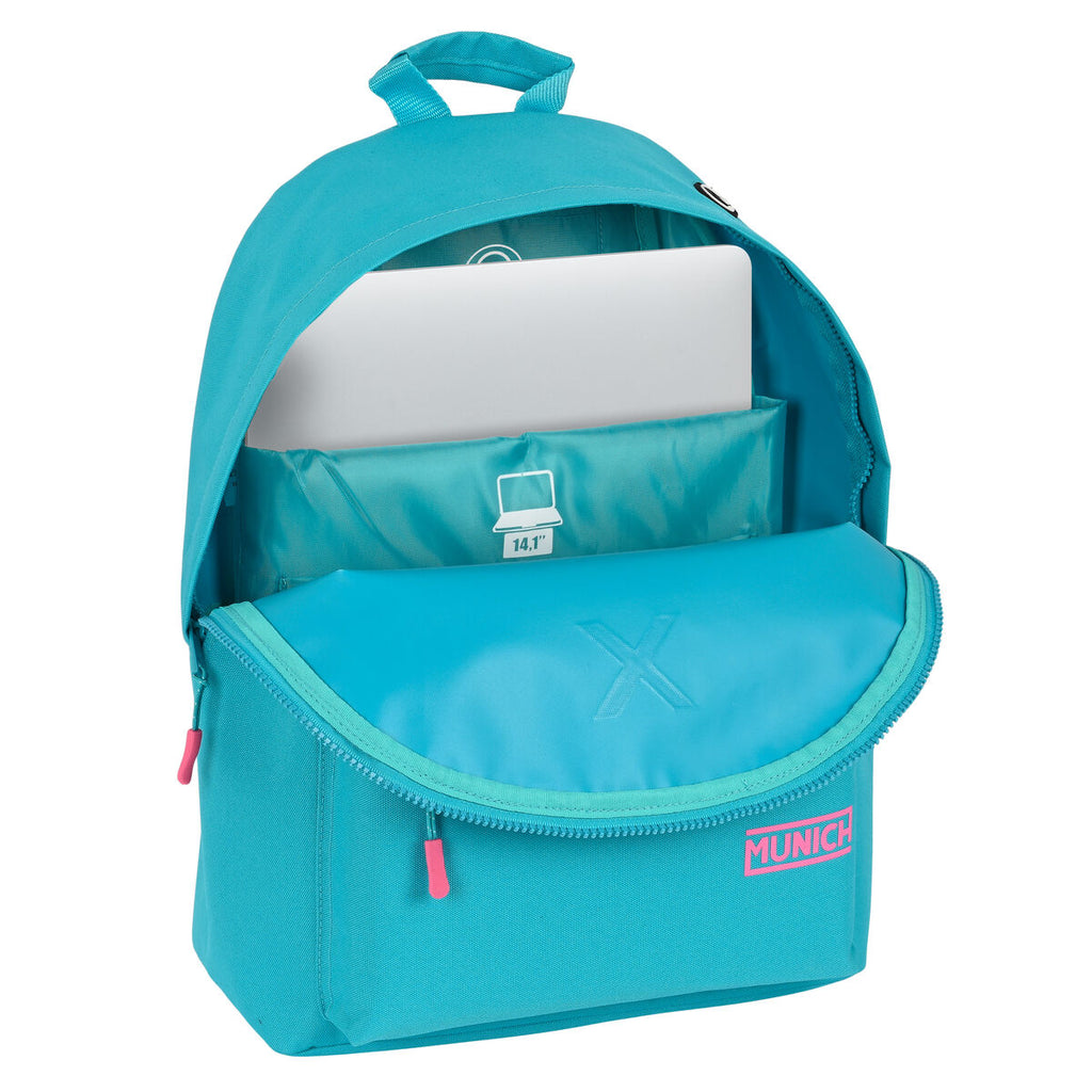 Munich Laptop-Rucksack basicos Türkis