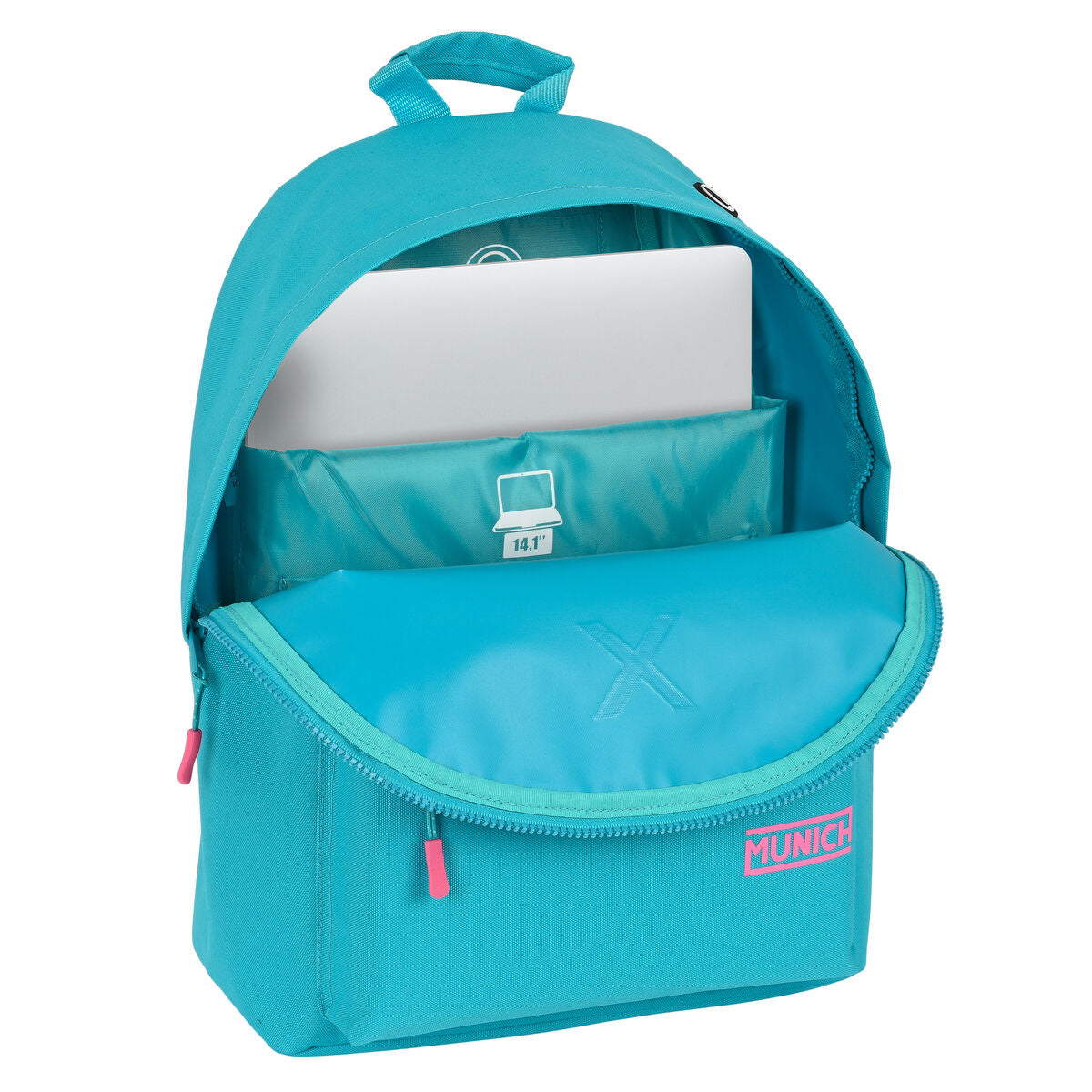 Munich Laptop-Rucksack basicos Türkis