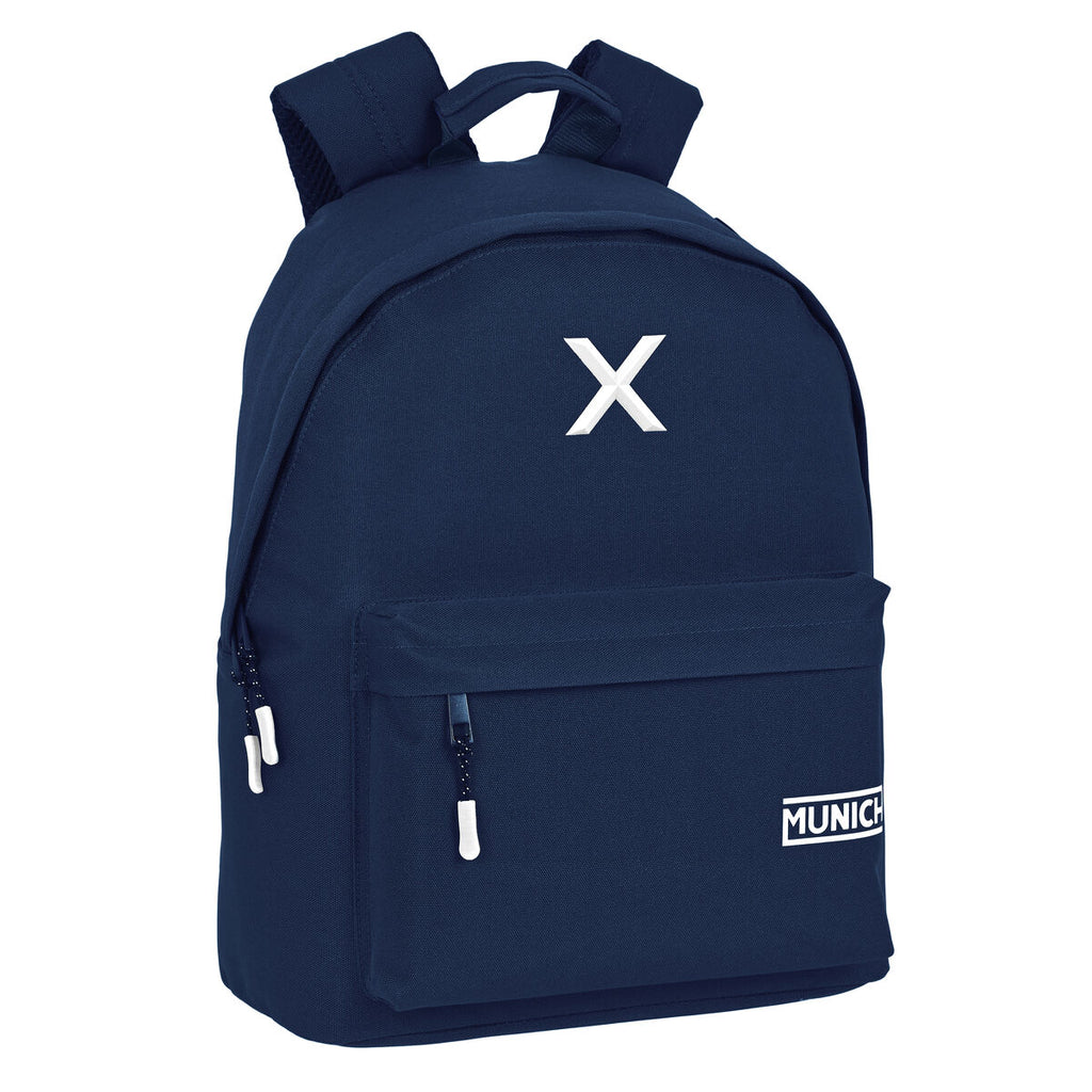 Laptop-Rucksack Munich basicos Dunkelblau Blau (31 x 41 x 16 cm)