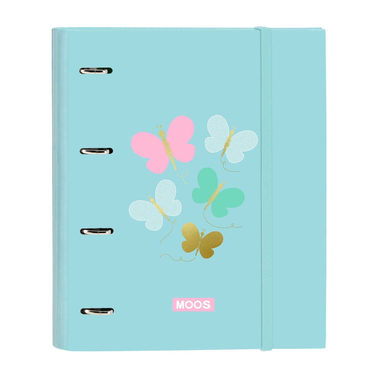 Ring binder Moos Butterflies Blau 27 x 32 x 3.5 cm – Produktbild 1