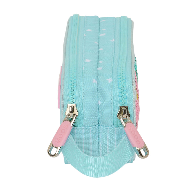 Double Carry-all Moos Butterflies Light Blau 21 x 8 x 6 cm – Produktbild 2