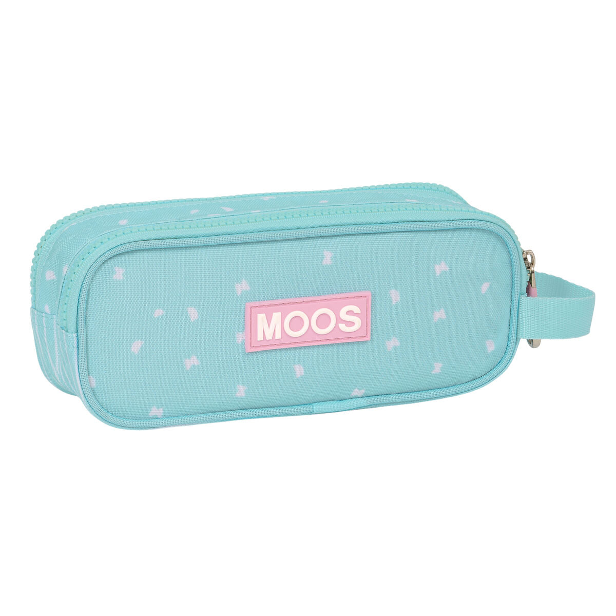 Moos Doppel-Federmäppchen Butterflies Hellblau