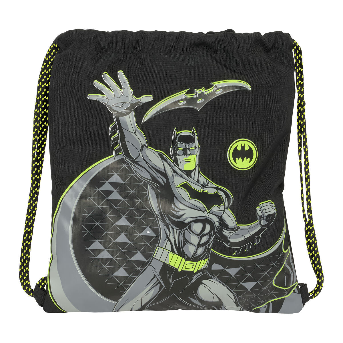 Turnbeutel Batman Game over Schwarz 35 x 40 x 1 cm – Produktbild 1
