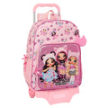 Schulrucksack mit Rollen Na!Na!Na! Surprise Fabulous Rosa 33 x 42 x 14 cm
