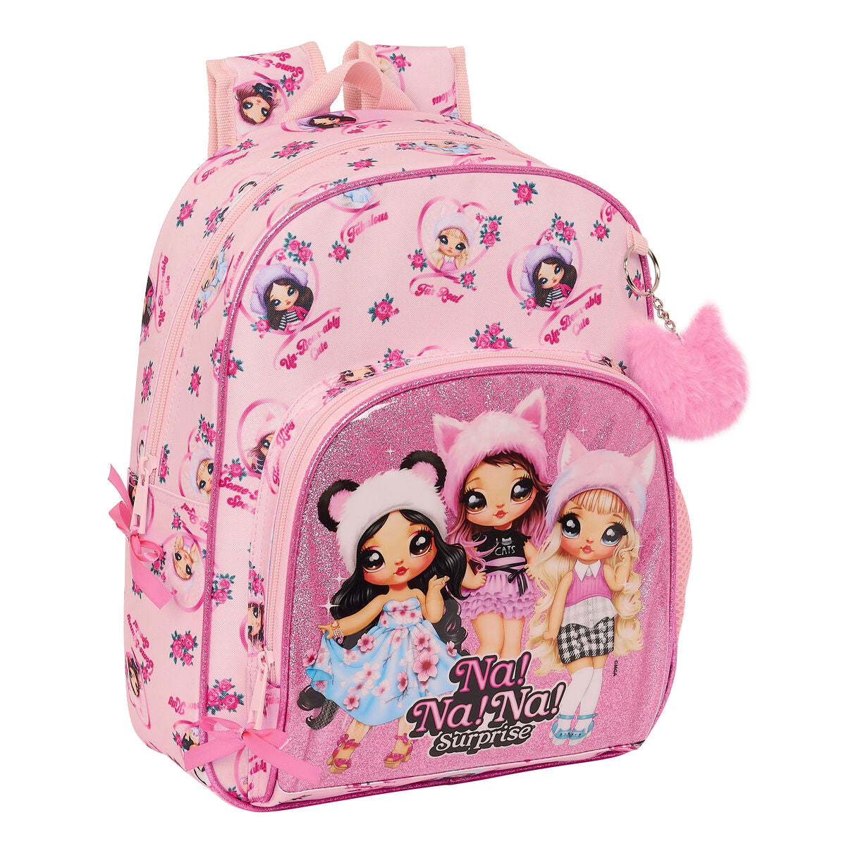 Schultasche Na!Na!Na! Surprise Fabulous Rosa 28 x 34 x 10 cm