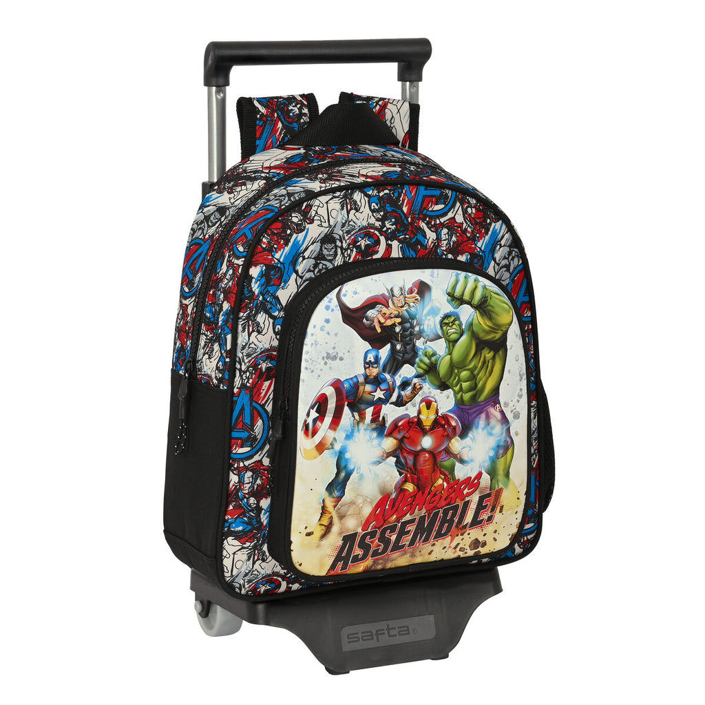 Schulrucksack mit Rollen The Avengers Forever Mehrfarbig 27 x 33 x 10 cm