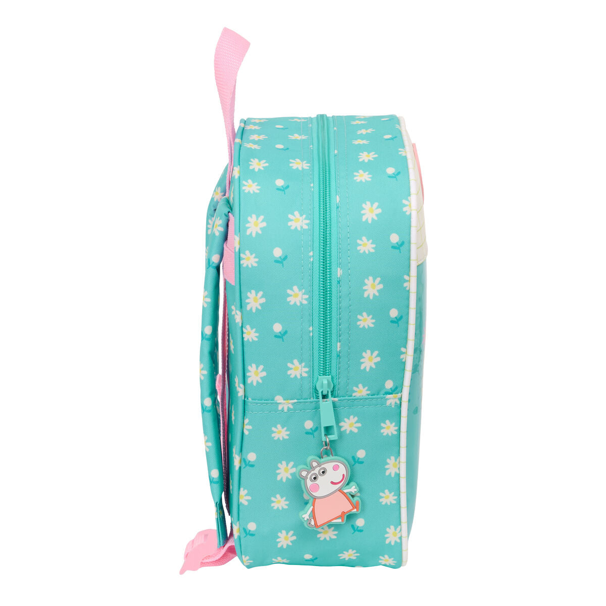 Kinder bag Peppa Pig Pretty flowers Gelb Mint 22 x 27 x 10 cm – Produktbild 2